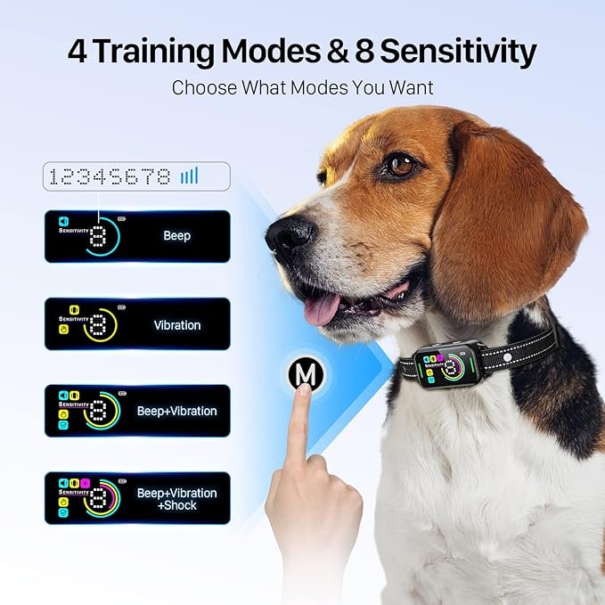 bark collar training modes