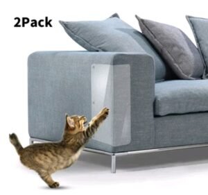 Pet Scratch Deterrent Sheets - Clear Furniture Protection for Leather Sofas & Corners