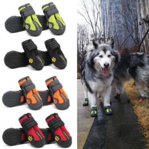 Non-slip, Salt-Proof Winter Boots for Big Dogs